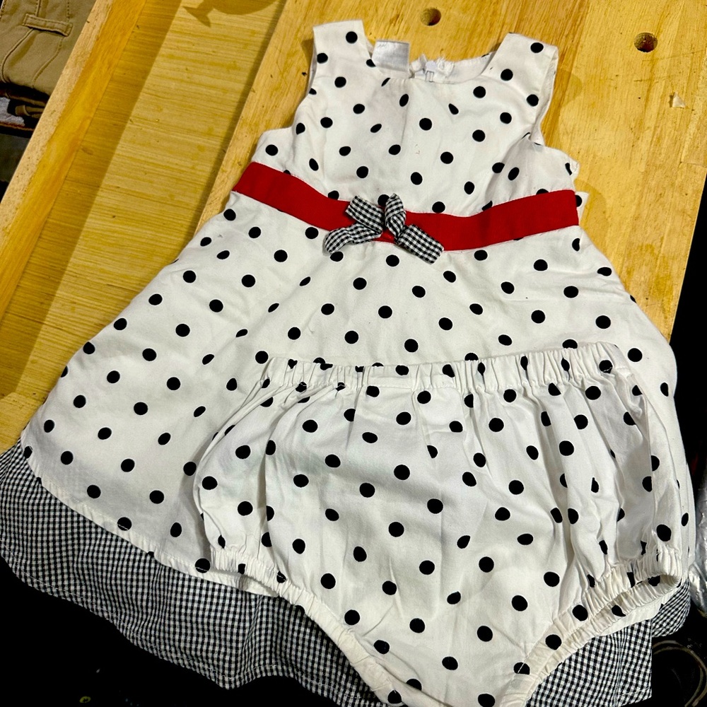 Baby dress with bottoms